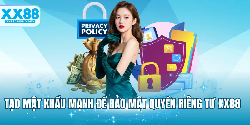 Quyền riêng tư XX88 6 Tạo mật khẩu mạnh để bảo mật quyền riêng tư XX88